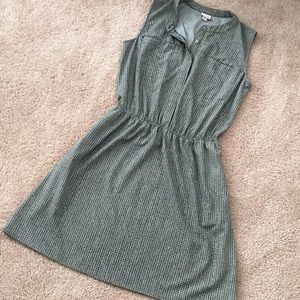 Olive Sleeveless Dress